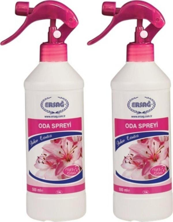 Ersağ Oda Spreyi Bahar Kokusu 2x500 ml 2 Adet - Image 1