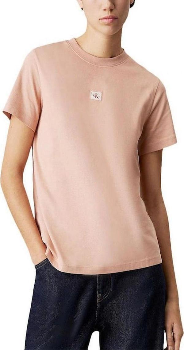 WOVEN LABEL REGULAR JERSEY TEE - Image 1