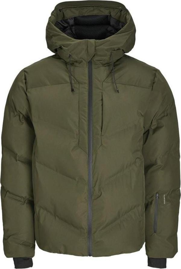 Jack&Jones Slay Heat Qulted Puffer Erkek Mont 12260482 - Image 1