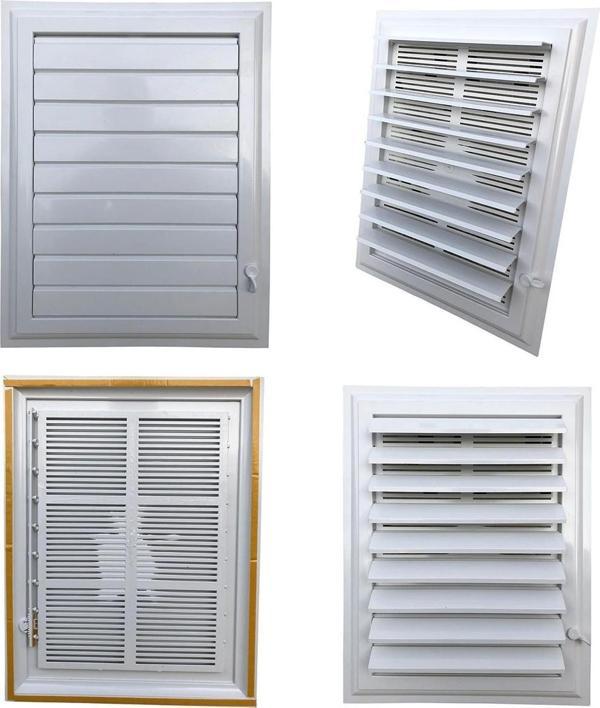 PLASTİK MENFEZ BANYO / WC HAVALANDIRMA MENFEZİ PANJUR 25X45 CM - Image 1