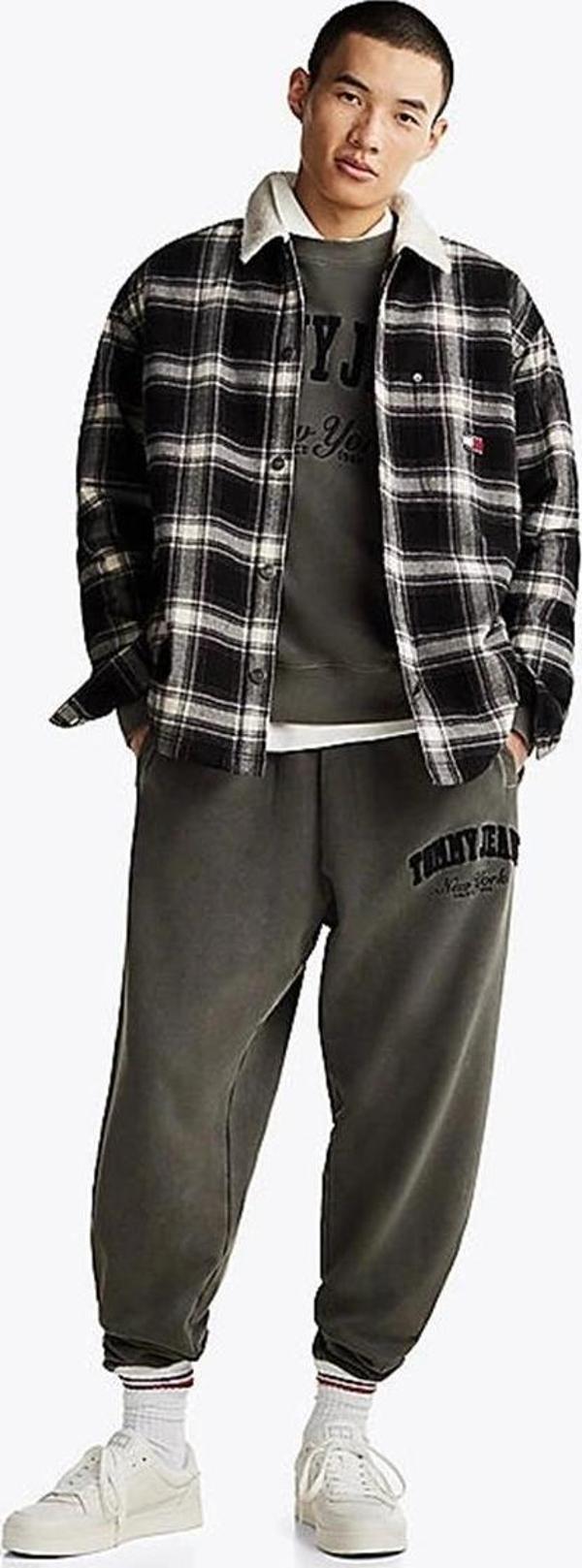 Tommy Hilfiger Erkek Siyah Jogger Eşofman Altı - Image 1