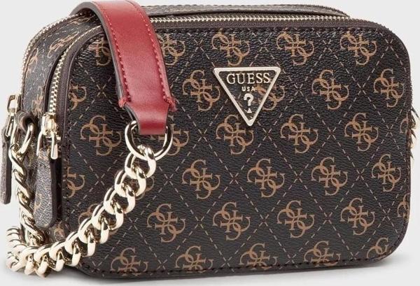 Guess Kadın Noelle Logo Baskılı Zincir Askılı Çanta - Image 1