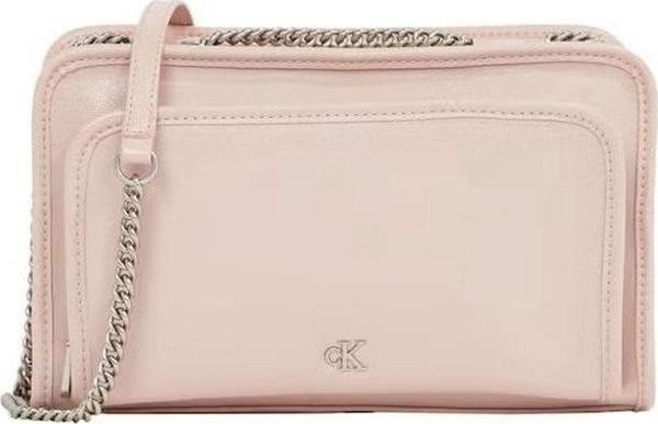 Calvin Klein Utility Zip Detial Çapraz Çanta Pembe - Image 1