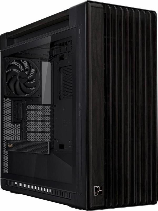 Asus ProArt PA602 Siyah Wood Edition Temperli Cam PWM Mid Tower Kasa - Image 1