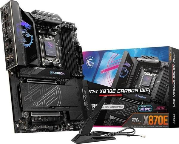 MSI MPG X870E CARBON WIFI DDR5 8400MHz (OC) RGB M.2 AM5 ATX Anakart - Image 1