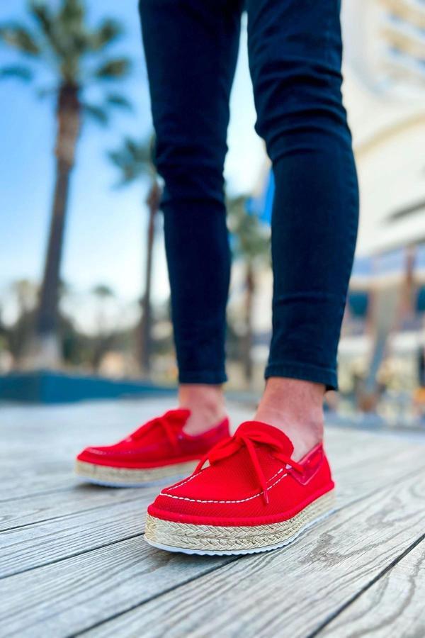 CH311 Espadril Erkek Ayakkabı KIRMIZI - Image 1