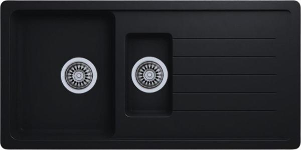 Evier Granit Evye Base Xl Series Black - Siyah (1.5 Göz) - Image 1