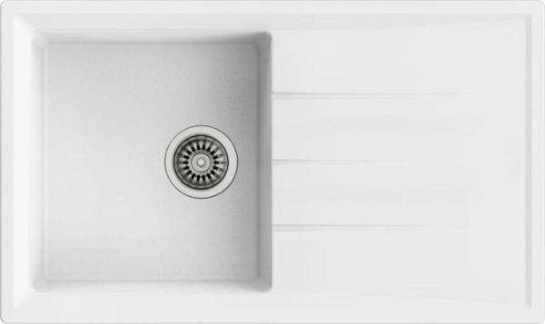 Evier Granit Evye Luna L Series White - Beyaz (86X50) - Image 1