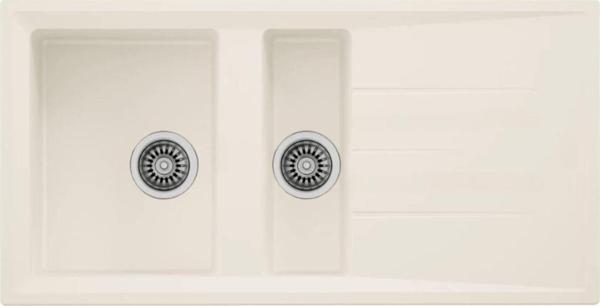Evier Granit Evye Luna Xl Series Beige - Bej (Krem) (1.5 Göz) - Image 1
