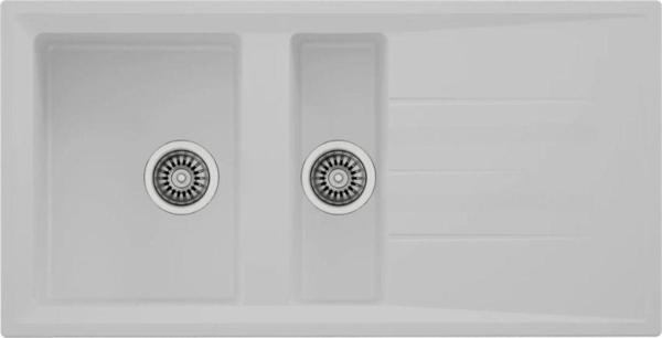 Evier Granit Evye Luna Xl Series Grey - Gri (1.5 Göz) - Image 1