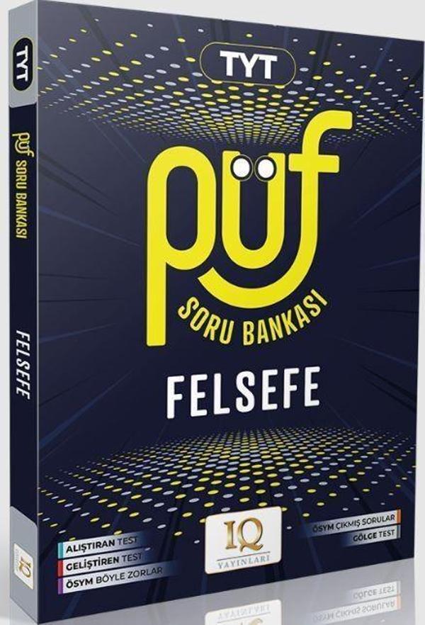 TYT PÜF Felsefe Soru Bankası - IQ Yayınları - Image 1