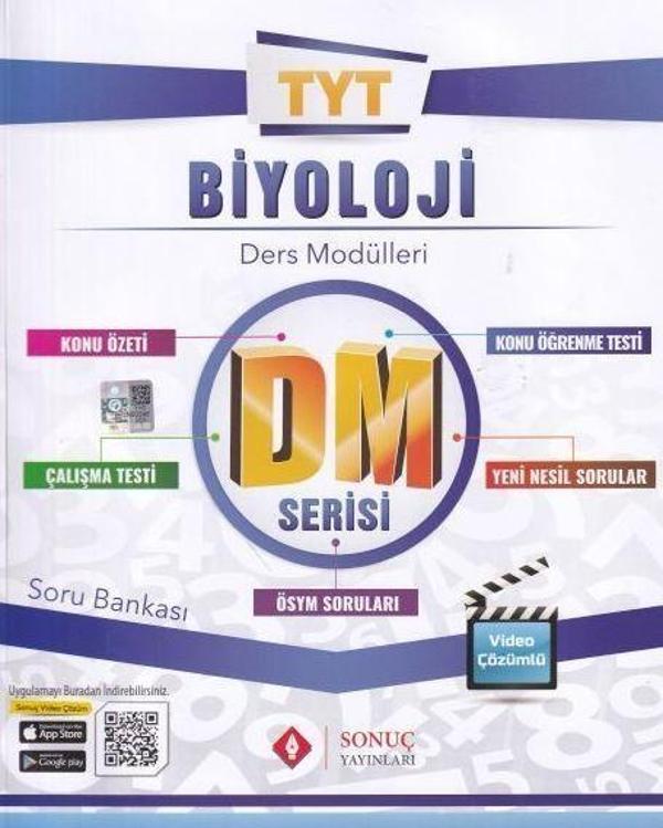 2024 -2025 TYT DM Serisi Biyoloji Soru Bankası - Sonuç Yayınları - Image 1