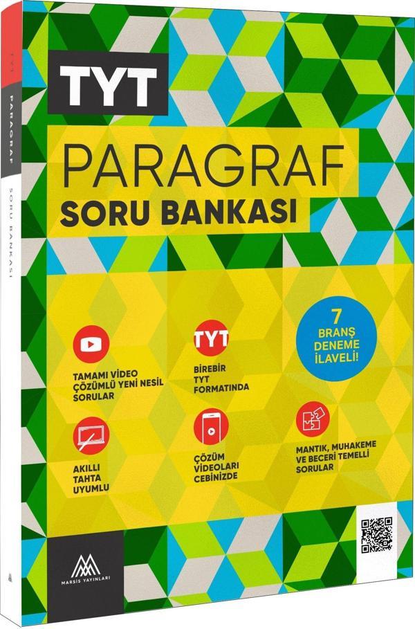 TYT Paragraf Soru Bankası 7 Branş Deneme İlaveli - Marsis Yayınları - Image 1