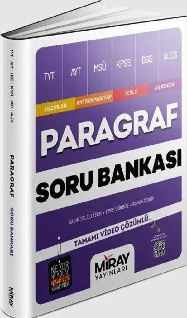 TYT Paragraf Soru Bankası - Miray Yayınları - Image 1