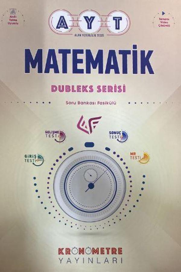 AYT Matematik Dubleks Serisi Soru Bankası - Kronometre Yayınları - Image 1