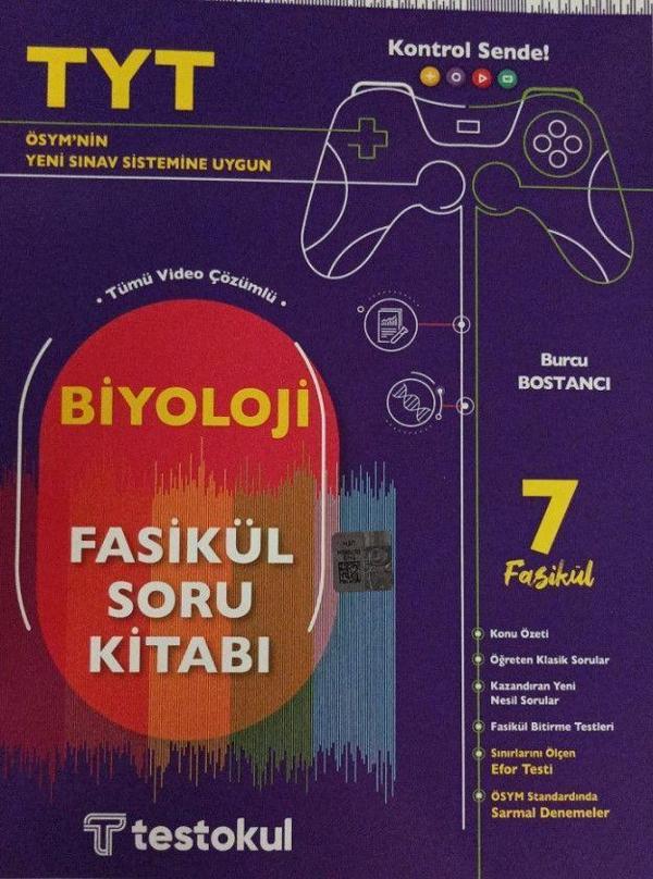 TYT Biyoloji Fasikül Soru Bankası - Test Okul Yayınları - Image 1