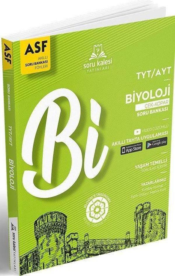 TYT AYT Biyoloji Çek Kopart Akıllı Soru Bankası Föyü - Soru Kalesi Yayınları - Image 1
