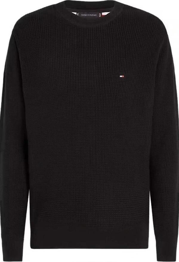 Tommy Hilfiger Erkek Siyah Kazak - Image 1