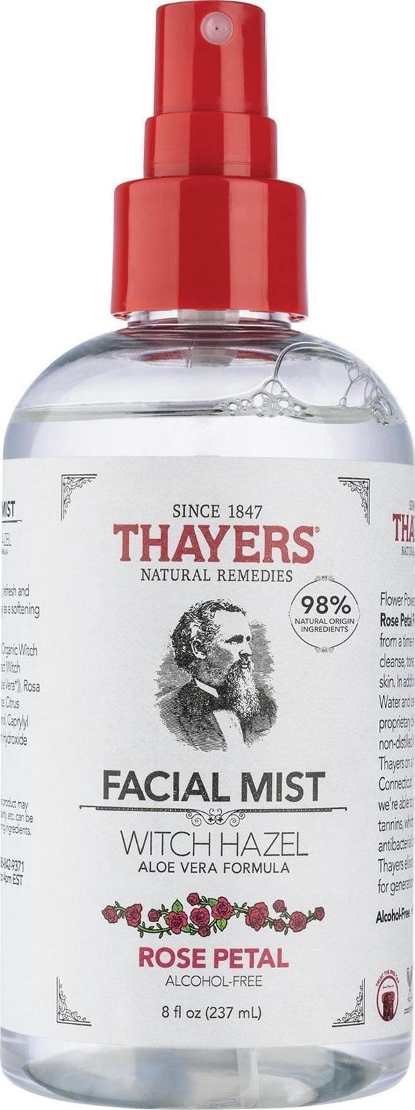 Thayers  Witch Hazel Cadı Fındığı ve Gül Yaprağı Yüz Spreyi 237ML - Image 1