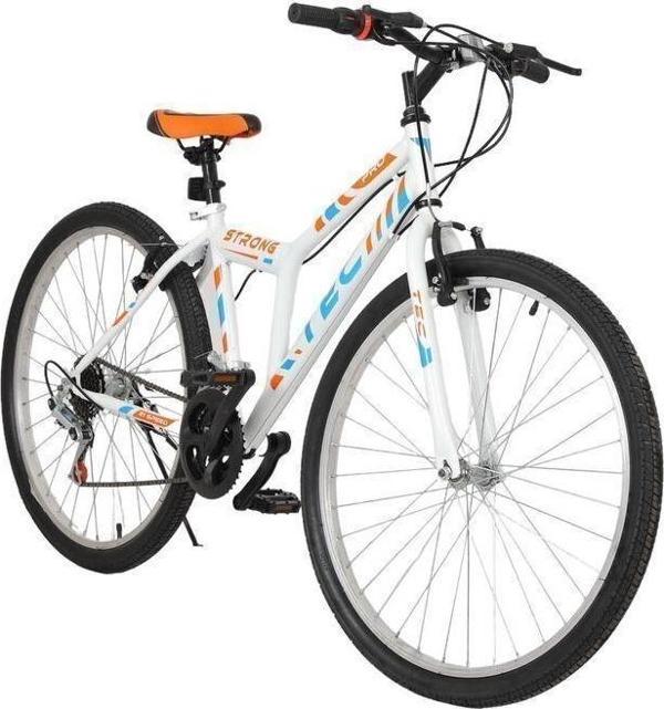 Belderia Tec Strong 24" Jant 21 Vites V-Fren Beyaz - Turuncu Dağ Bisikleti - Image 1