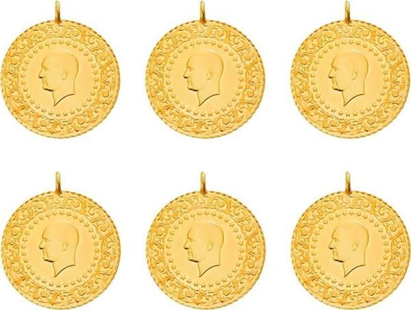 6 Eski Tarihli Çeyrek Altın - Image 1