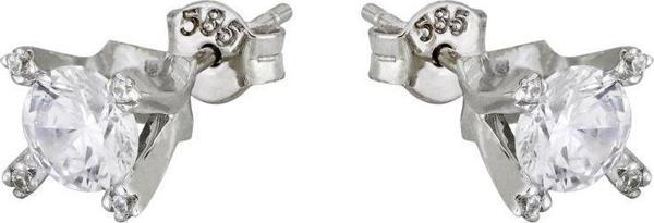 Altın Tektaş Küpe  - Image 1