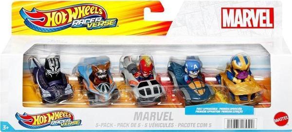 Hot Wheels Racer Verse Marvel 5'li Araba Seti - Image 1