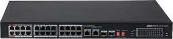 Dahua PFS3226-24ET-240 24 Port Poe 2 Port Sfp 2 Port Gbıt Uplink 10-100 Switch - Image 1