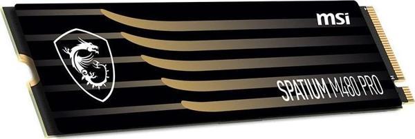 MSI Spatium M480 PRO PCIe 4.0 NVMe M.2 1TB Okuma Hızı 7400 Ms / Yazma 6000 MBs - Image 1