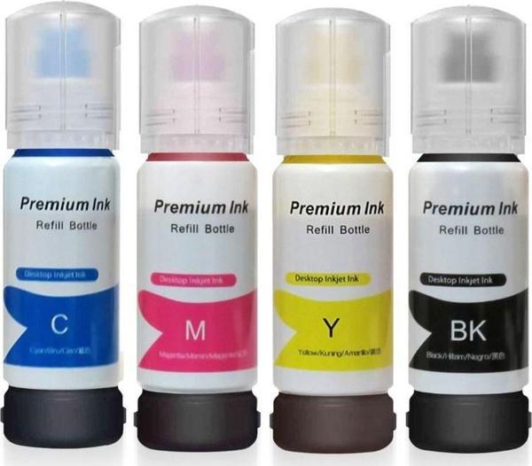 Epson Ecotank L3251 103 Uyumlu Muadil Mürekkep Seti 4 Renk x 70ML - Image 1