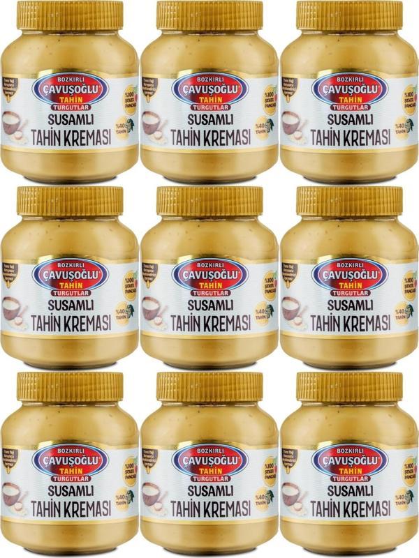 Çavuşoğlu Susamlı Tahin Kreması 330 gr x 9 Adet 86940201002359 - Image 1