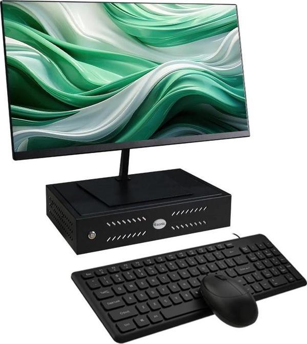 ESONIC MK2 İ3 3N 8GB DDR3 240SSD 21.5" Monitörlü Set Mini PC - Image 1