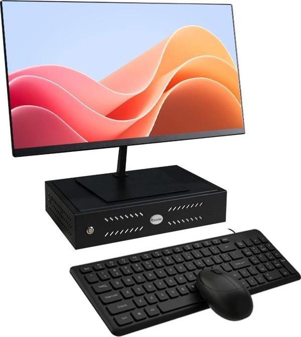 ROWORK MK2 İ5 14400 8GB DDR4 240SSD 24" Monitörlü Set Mini PC - Image 1