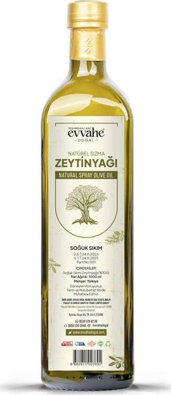 Evvahe Doğal Zeytinyağı (1000ML) - Image 1