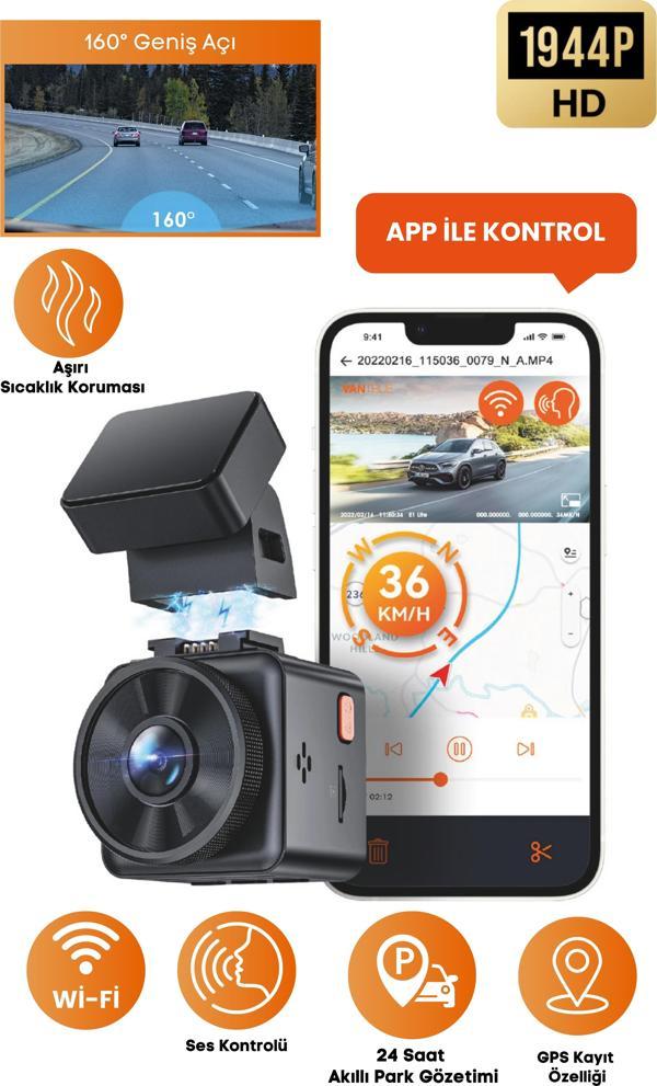 Vantrue Element 1 Lite Araç içi Kamera - Image 1