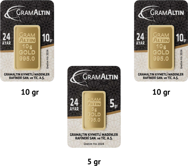25 gr 24 Ayar 995 Milyem İAR Gram Altın - Image 1