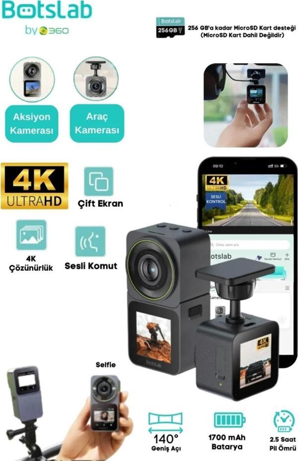 Botslab V9H Araç ve Aksiyon Kamerası - Image 1