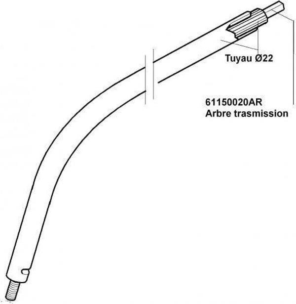 Emak 61150020AR Spiral Mil SPARTA26TR, TR61, TR92, 8061 - Image 1