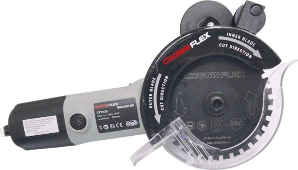 CrownFlex CT3125 Çift Bıçaklı Kesici 650W 125mm - Image 1