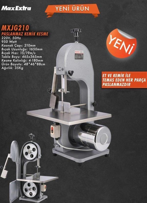 Max-Extra MXJG210 Et ve Kemik Kesme Makinesı 950W - Image 1
