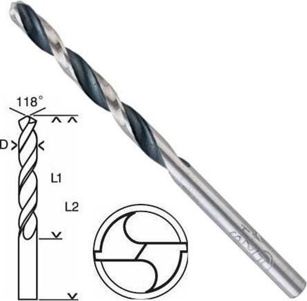 Bosch HSS PointTeQ Matkap Uç Metal 9.5x81x125mm - Image 1