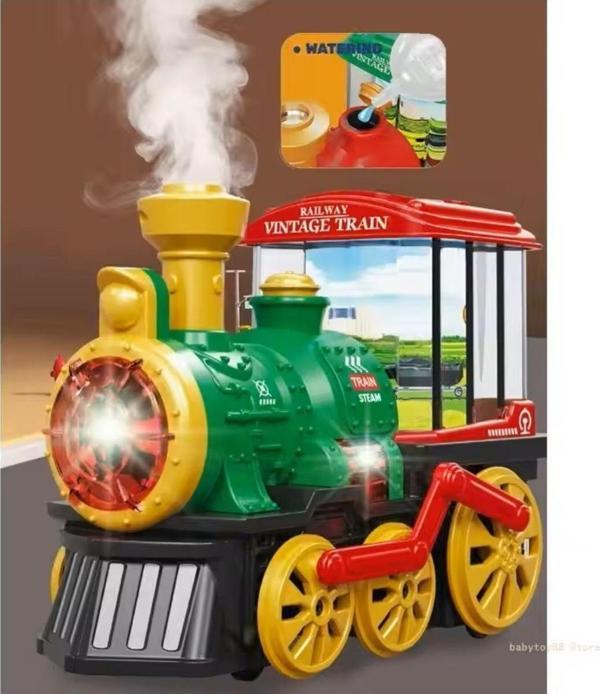 Işıklı Ve Sesli Çarp Dön Özellikli Oyuncak Tren Eğitici Oyuncak - Image 1