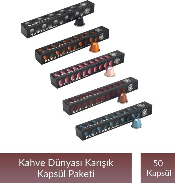 Kahve Dünyası Karışık Kapsül Paketi 50 Kapsül - Image 1