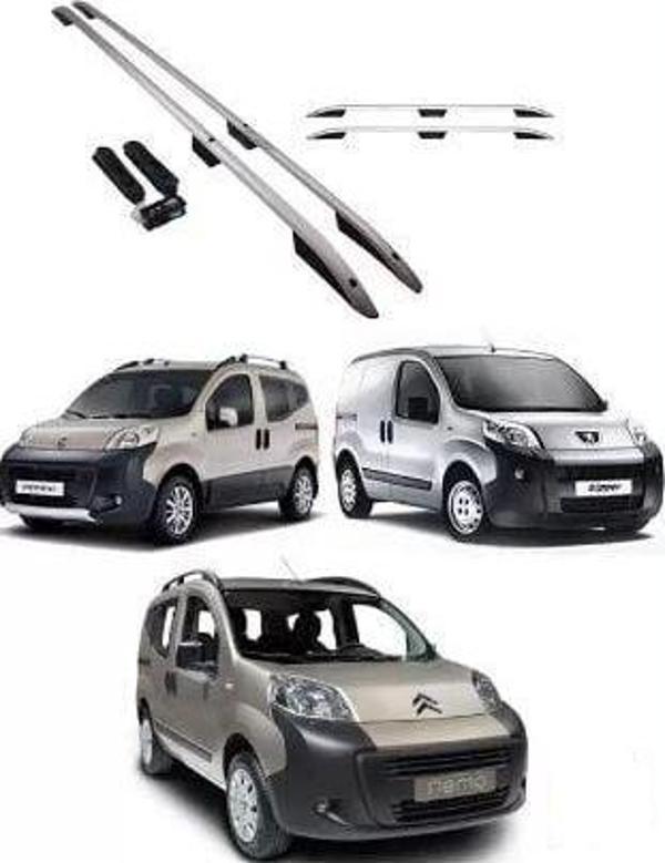 Citroen Nemo Tavan Çıtası Portbagaj Gri 2008+ Sonrası Uyumlu - Image 1