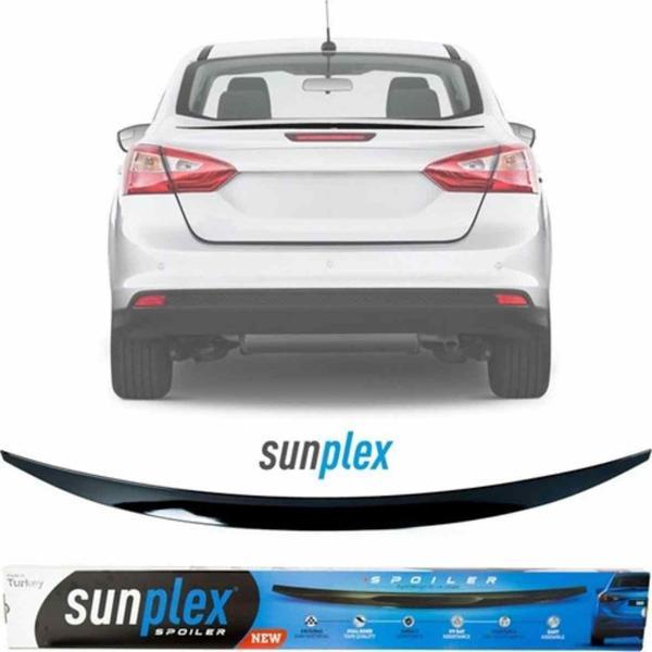 Ford Focus 3-4 Sedan Spoiler Piano Black 2012-2019 arası modellere uyumlu Sunplex - Image 1
