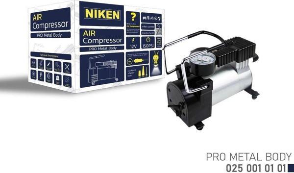 Hava Kompresörü Tek Pistonlu Niken 12v Tüm modellere uyumlu - Image 1
