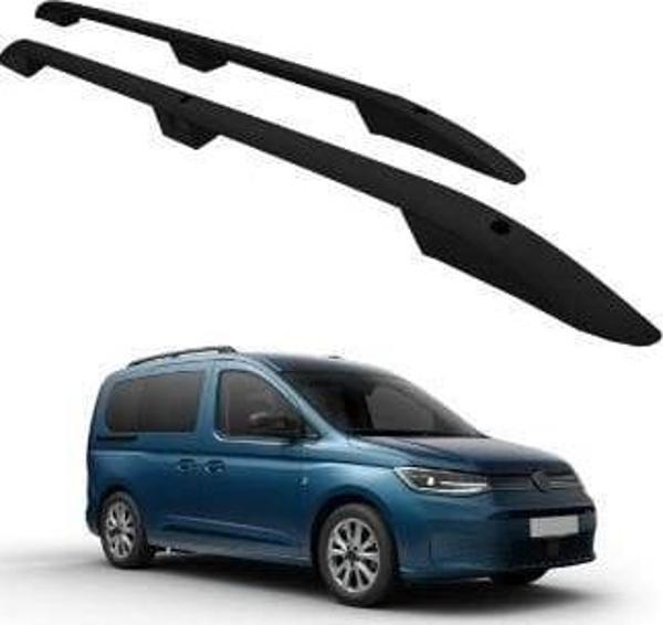 Vw Caddy 1 Maxı Tavan Çıtası Uzun Siyah 2005-2010 Arası modeller uyumlu - Image 1
