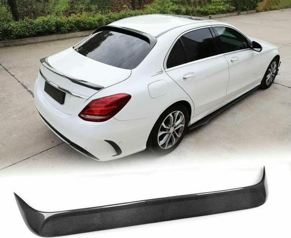 Mercedes w205 boyalı (Pianoblack) cam üstü spoiler 2015-2021 arası - Image 1
