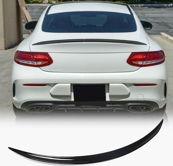 Mercedes w205 boyalı (Pianoblack) spoiler 2015-2021 arası - Image 1