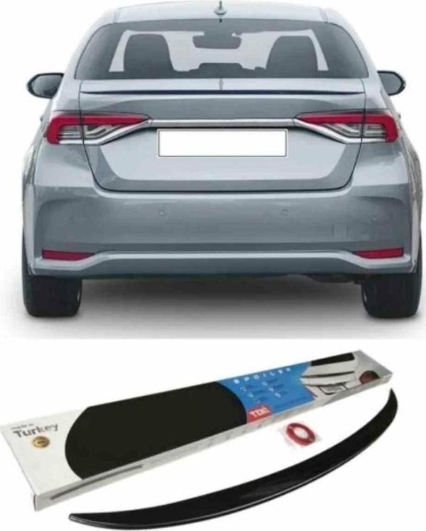 Toyota Corolla Spoiler Piano Black 2019-2023 arası modellere uyumlu Sunplex - Image 1